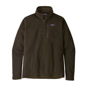 Patagonia Men’s Better Sweater 1/4 Quarter Zip Pullover in Logwood Brown Large